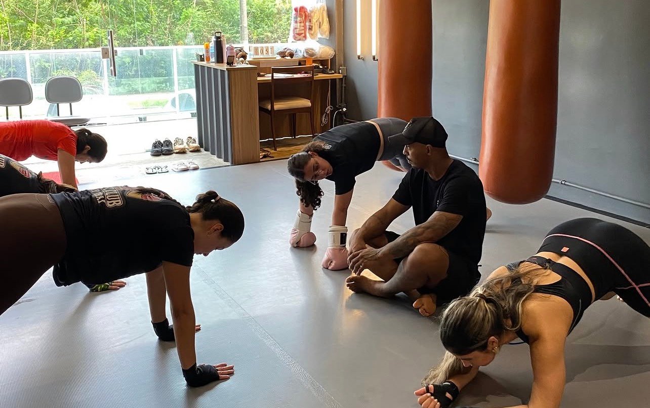 Treino de Muay Thai na RT Fight Club